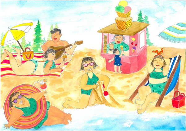 호성초 6학년 문건우 학생의 최우수 작품 '올가의 휴가'/ 안양시 제공