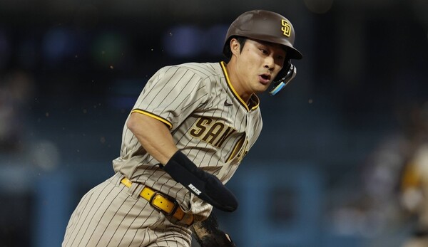김하성이 MLB NLCS에서 첫 타점을 기록했다. /연합뉴스