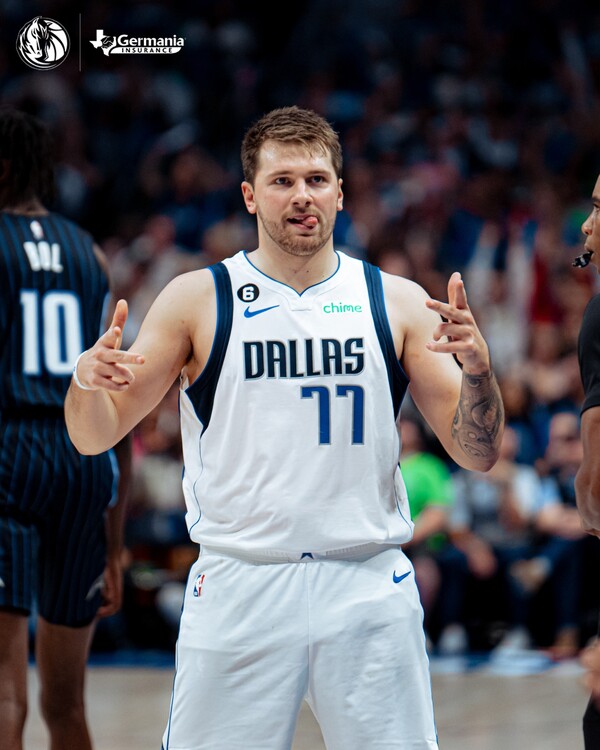 댈러스 매버릭스의 루카 돈치치. /구단 페이스북