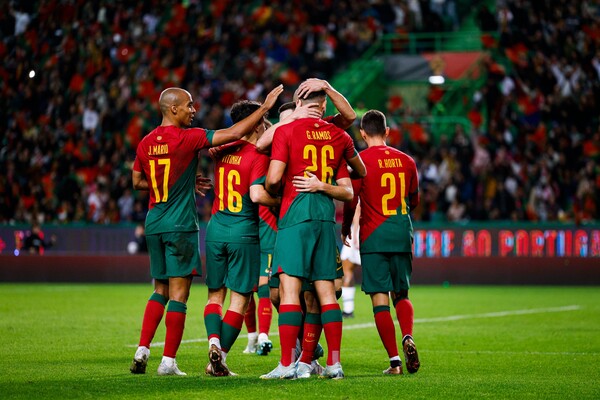 포르투갈은 나이지리아와 최종 평가전에서 4-0으로 이겼다. /포르투갈 축구 국가대표팀 트위터