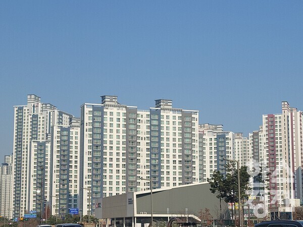 동탄 신도시 아파트 전경. (사진=문용균 기자)