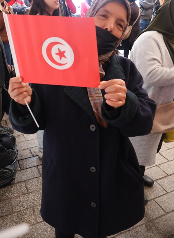 튀니지를 응원하는 여성 팬 / 튀니지=이수현 기자 jwdo95@sporbiz.co.kr