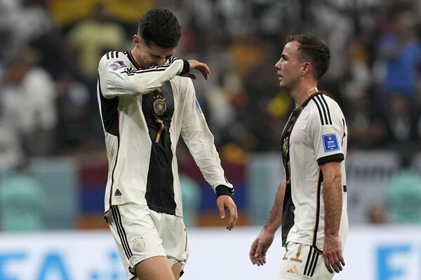 독일은 코스타리카에 4-2로 이겼으나 조별리그 탈락을 면치 못했다. /연합뉴스