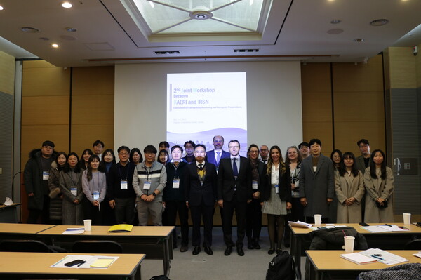 한국원자력연구원은 프랑스 원자력안전방사선방호 연구소(ISRN)와 제2회 공동 워크숍을 개최했다. / 한국원자력연구원 제공 