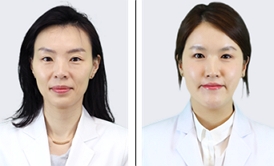 왼쪽부터) 정윤혜 교수, 온경 임상강사 연구팀/제공=가톨릭대 여의도성모병원