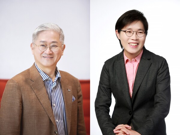 (왼)아모레 서경배 회장, LG생활건강 이정애 사장 / 각 사 제공
