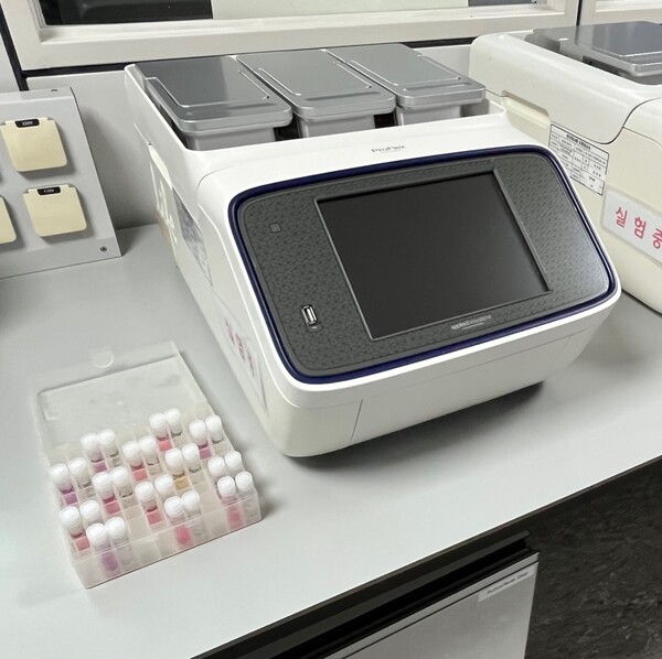 한국마사회, 말 DNA 분석  기술 특허. PCR 장비와 프라이머 세트. /한국마사회 제공