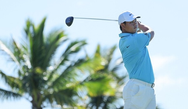 김주형이 새해 첫 대회인 PGA 투어 센트리 토너먼트 오브 챔피언스에서 공동 5위에 이름을 올렸다. /연합뉴스