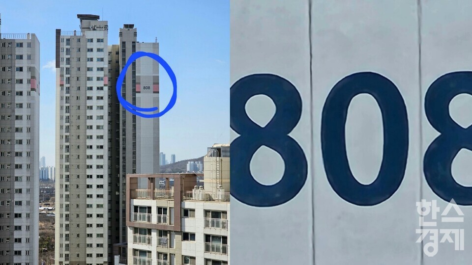 동일한 건물을 3배줌(왼쪽), 100배줌(오른쪽)으로 촬영한 모습. /사진=최정화 기자