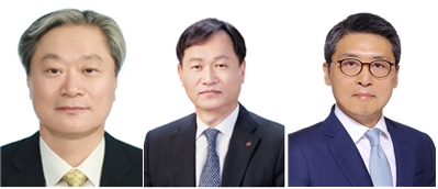 (왼쪽부터) 전영상 한전 상임감사위원, 이정복 경영관리부사장, 이준호 안전‧사업부사장. / 한전 제공 