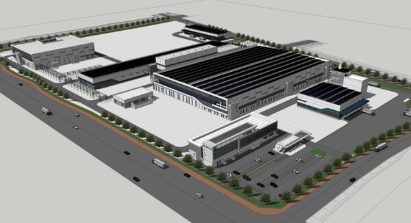 올해 4분기 준공 예정인 2차전지 재활용 시설 조감도. (사진=GS건설)