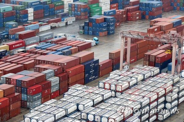 1일 부산항 신선대부두./연합뉴스