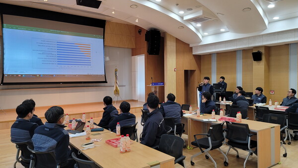 남부발전 안동빛드림본부는 3일 본부 임직원들이 참석한 가운데 ‘이해충돌 방지와 조직문화 개선을 위한 소통 토론회’를 개최했다. / 남부발전 제공 