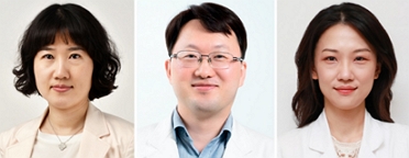 왼쪽부터) 곽금연·신동현 교수, 경희대병원 박예완 교수/제공=삼성서울병원