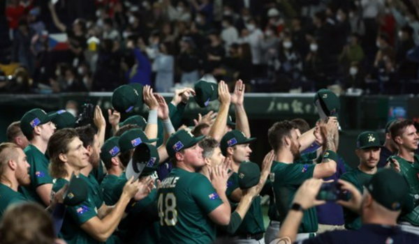 2023 월드베이스볼클래식 호주 야구 대표팀. /연합뉴스