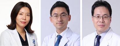 왼쪽부터) 김현정, 이주한, 허규하 교수/제공=연세의료원