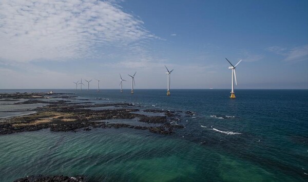 탐라해상풍력발전. / 남동발전 