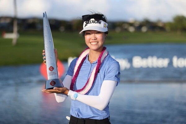 호주 교포 그레이스 김은 3번째 대회 만에 정상을 맛봤다. /연합뉴스