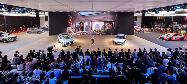  '2023 상하이 국제 모터쇼' 내 현대차 전시관 전경./현대차·기아 제공