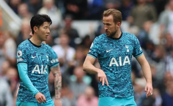 토트넘 홋스퍼 손흥민(왼쪽)과 해리 케인. /연합뉴스