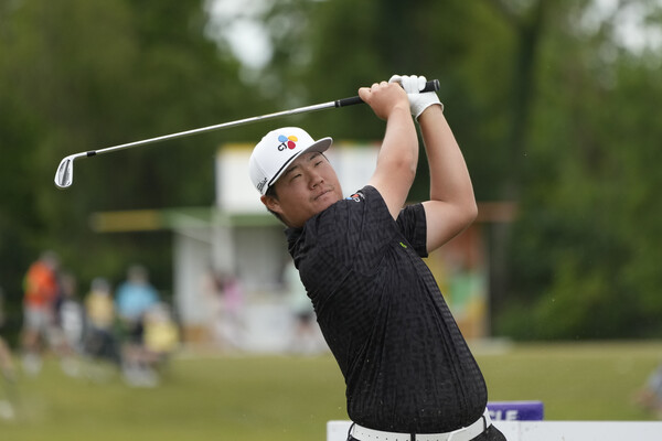 임성재가 2인 1조 방식으로 치르는 PGA 투어 취리히 클래식을 6위로 마쳤다. /연합뉴스