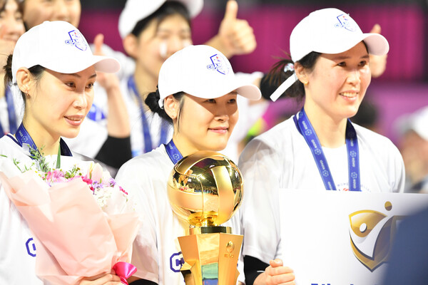 한국도로공사는 챔피언결정전에서 기적을 썼다. /KOVO 제공