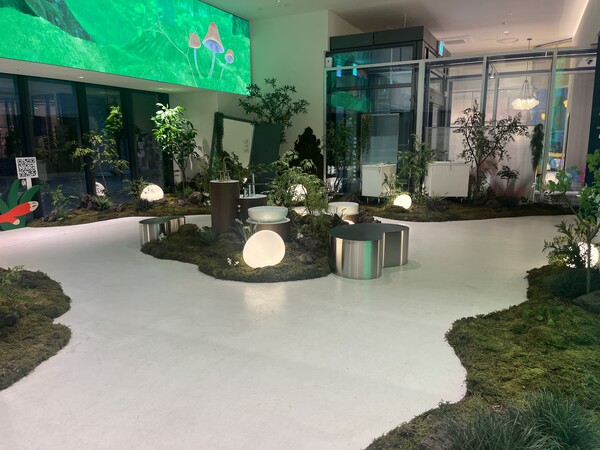 한샘디자인파크 송파점 미디어아트 ‘리빙 포레스트’ / 고예인 기자