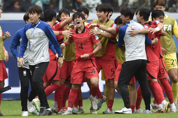 김은중호는 나이지리아에 1-0으로 이겼다. /연합뉴스