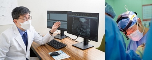 왼쪽부터) 신현필 소화기내과 교수·이승환 소화기외과 교수/제공=강동경희대