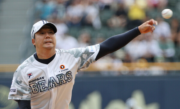 두산 베어스 투수 장원준. /연합뉴스