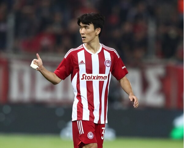 황인범. /올림피아코스 트위터