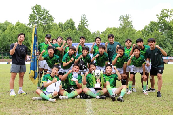 일산동중 럭비 선수단. /대한럭비협회 제공