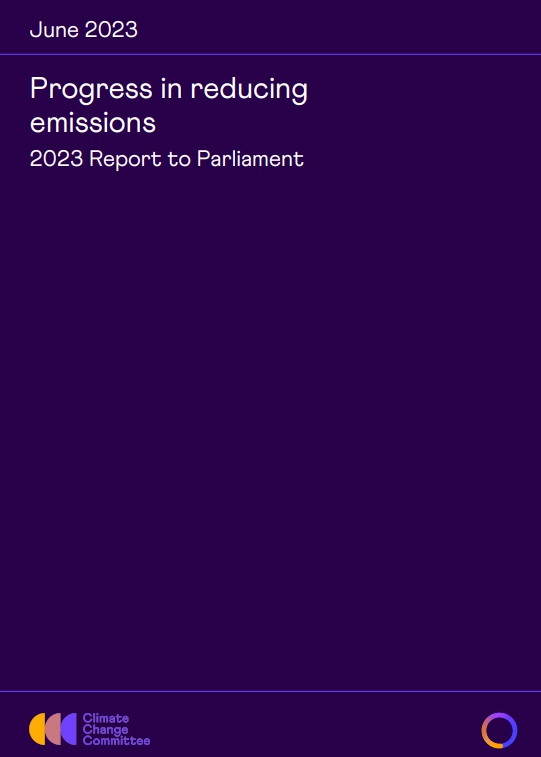 2030년 배출량 감축 상황에 대한 의회 보고서 표지. / 영국 기후변화위원회(CCC) 홈페이지. 