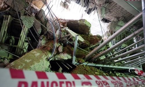 지하주차장 붕괴 사고가 발생한 인천 검단 아파트 건설 현장. /연합뉴스