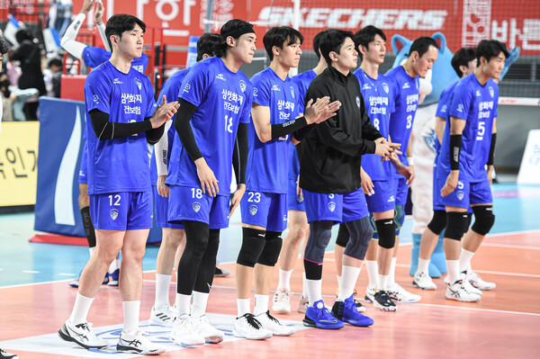 프로배구 V리그 남자부 대전 삼성화재 블루팡스. /KOVO 제공