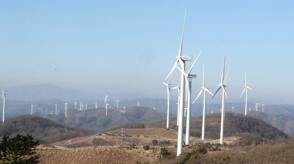 경북 영양군 석보면 삼의리 일대 풍력발전단지 전경 / 연합뉴스 제공