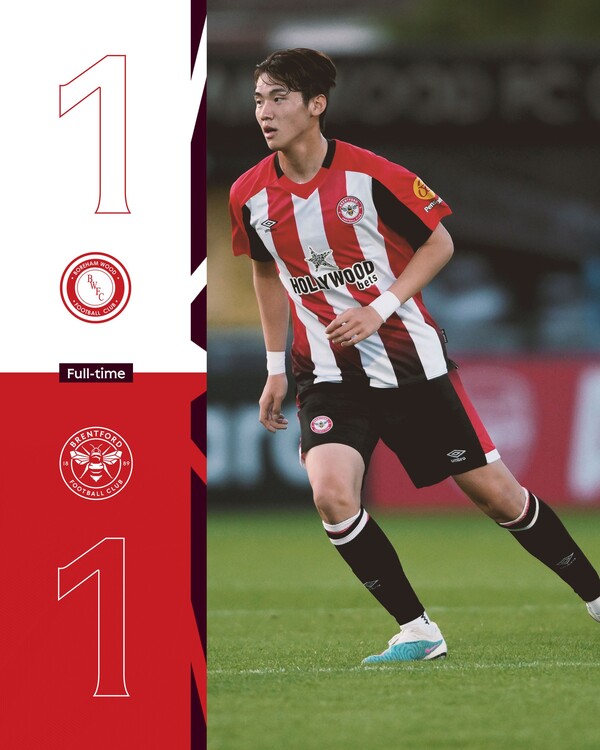 브렌트퍼드 수비수 김지수. /구단 페이스북