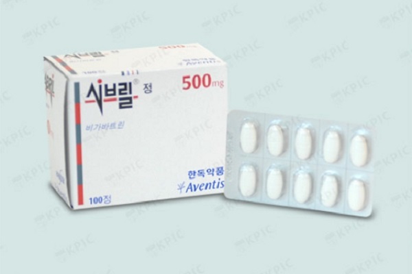 뇌전증 및 영아 연축 치료제 사브릴정. /약학정보원