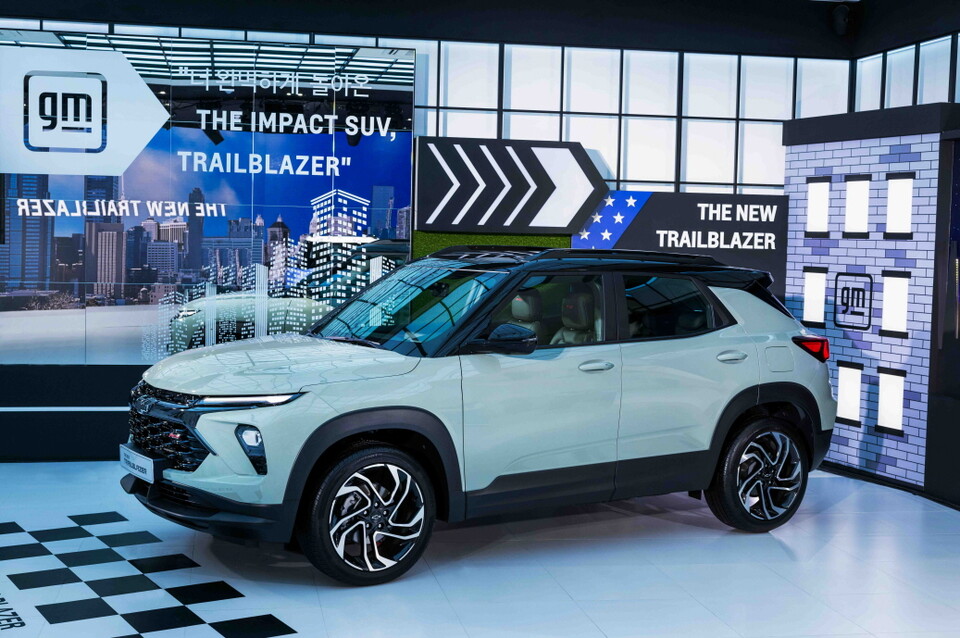 THE NEW TRAILBLAZER 미디어 쇼케이스에 전시된 더 뉴 트레일블레이저 RS./한국GM 제공