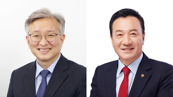 왼쪽부터 권칠승 더불어민주당 의원과 엄태영 국민의힘 의원./ 각 의원실 제공