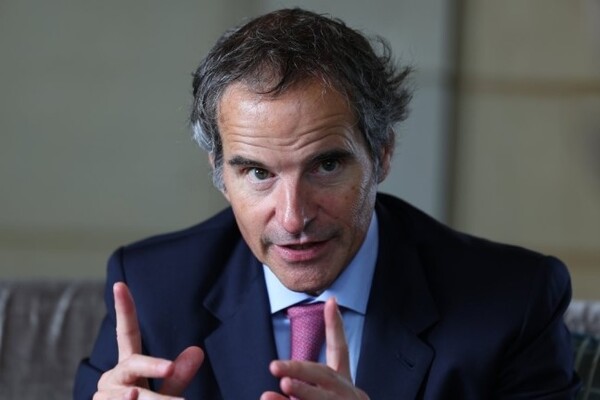 라파엘 그로시 IAEA 사무총장의 모습이다. /연합뉴스