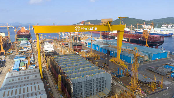 한화오션 거제사업장 전경/ 한화오션 제공