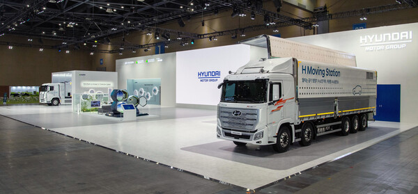 ‘H2 MEET 2023’ 현대차그룹관 전시관 전경 / 현대차그룹