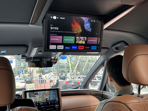  12.3인치 MID(멀티 인포메이션 디스플레이) / 김우정 기자