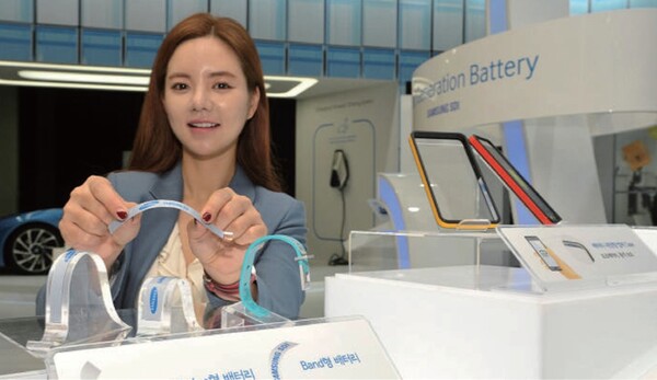 삼성SDI의 스트라이프형, 밴드형 배터리 / 삼성SDI