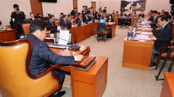지난 4일 열린 국회 농림축산식품해양수산위원회 전체회의./ 연합뉴스