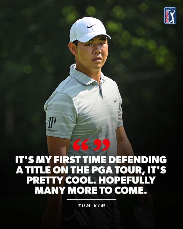 김주형. /PGA 투어 페이스북