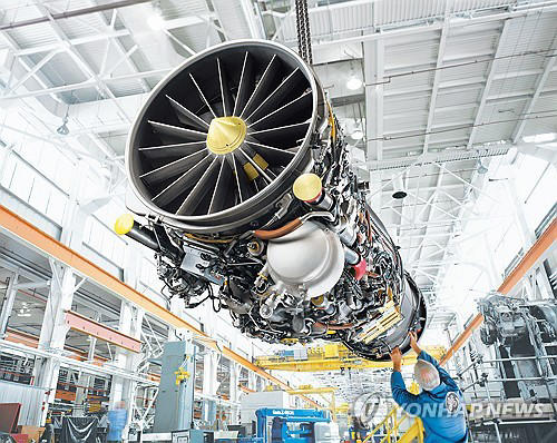GE에어로스페이스 제작 엔진. /연합뉴스
