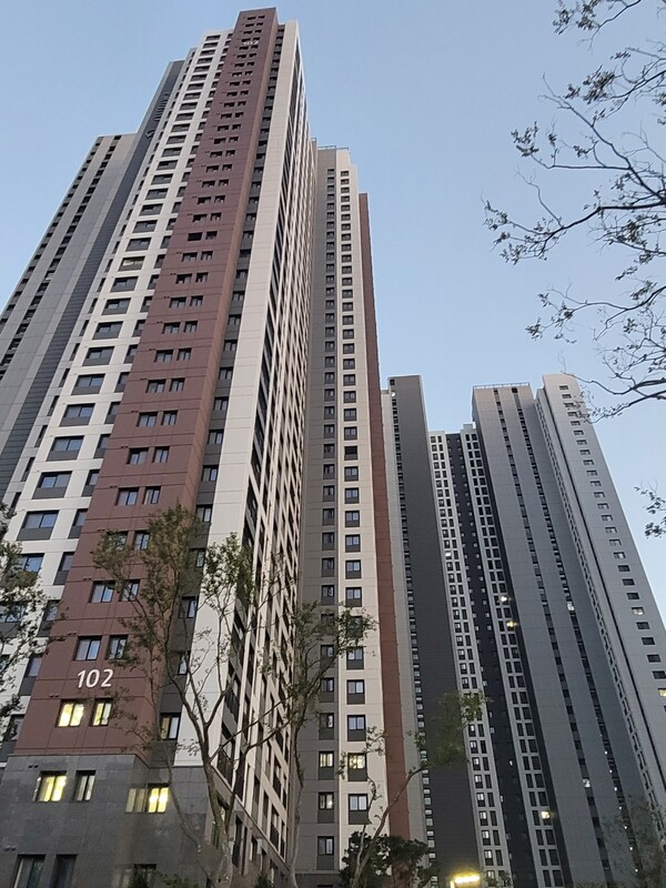 지난달 입주를 시작한 경기도 소재 한 단지의 모습. (사진=문용균 기자)