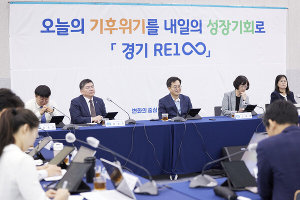 경기도는 19일 정부의 재생에너지 정책에 대한 현실적 대응 방향을 찾기 위해 탄소중립녹색성장위원회 주관으로 에너지 정책 점검 회의를 열었다./ 경기도 제공